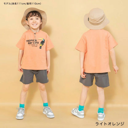 日本童裝 Branshes 印花短袖上衣 90-150cm 男童款 夏季 TOPS