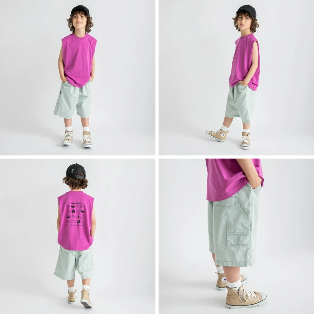 日本童裝 Branshes 工裝寬鬆短褲 90-150cm 男童款 夏季 PANTS