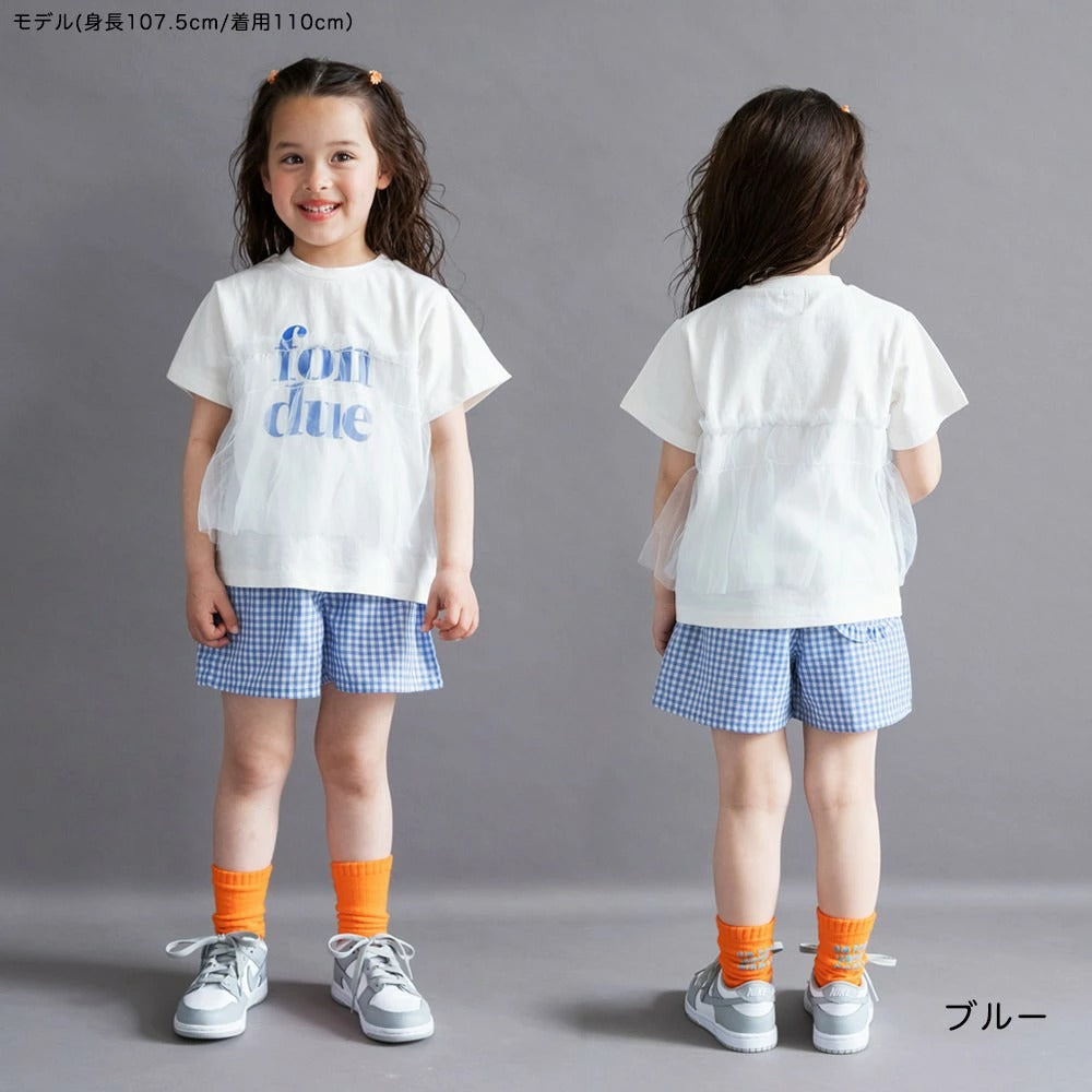 日本童裝 Branshes 滿印休閒短褲 100-150cm 女童款 夏季 PANTS