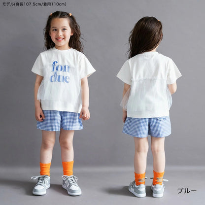 日本童裝 Branshes 滿印休閒短褲 100-150cm 女童款 夏季 PANTS