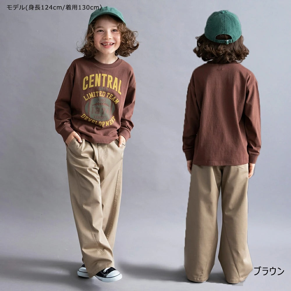 日本童裝 Branshes 印花長袖上衣 100-160cm 男童款/女童款 秋季 TOPS