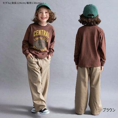 日本童裝 Branshes 印花長袖上衣 100-160cm 男童款/女童款 秋季 TOPS