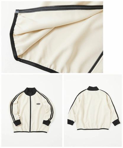 日本童裝 dev!rock 側條紋拉鍊外套 100-160cm 男童款/女童款 OUTERWEAR 春季