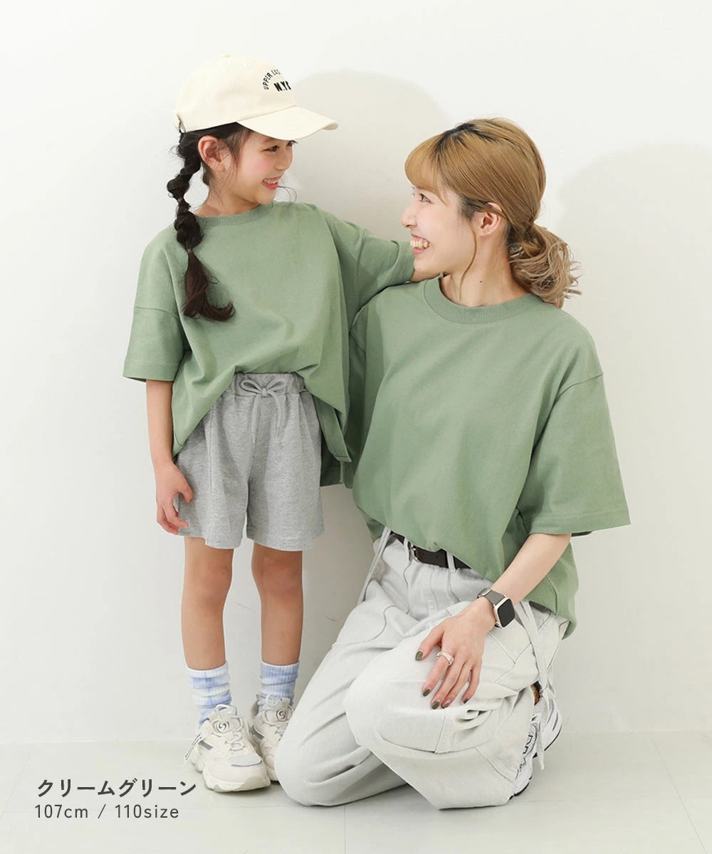 日本童裝 dev!rock 耐穿 耐洗不易變形 親子裝 純色短袖上衣 80-160cm 男童款/女童款 TOPS 夏季