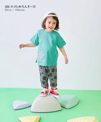 日本童裝 dev!rock 2Way 前後兩著 方便孩子自己換衣服 色彩印花短袖上衣 80-130cm 男童款/女童款 TOPS 夏季