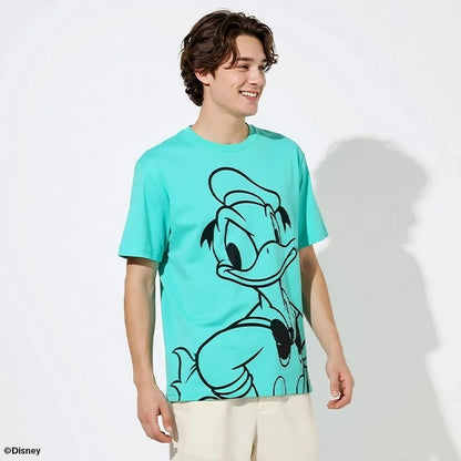 Japanese BDL x Disney parent-child print tops (80-150cm) for boys and girls (summer TOPS) 