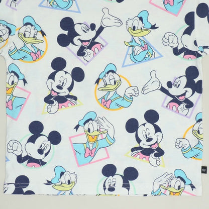 Japanese BDL x Disney parent-child print tops (80-150cm) for boys and girls (summer TOPS) 
