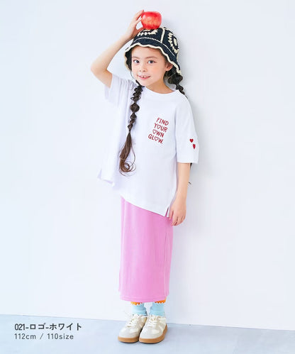 日本童裝 dev!rock 刺繡圖案上衣 100-160cm 女童款 夏季 TOPS