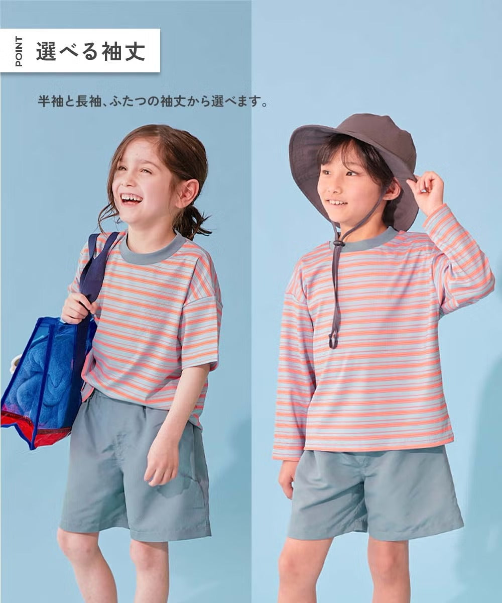 日本童裝 dev!rock 玩水兩件套裝 100-160cm 男童款/女童款 夏季 TOPS PANTS  夏日玩水泳衣特輯