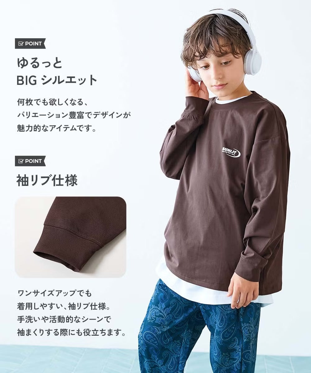 日本童裝 dev!rock 吸水速乾 抗起毛球 抗縮水 抗皺 印花上衣 100-160cm 男童款/女童款 秋季 TOPS