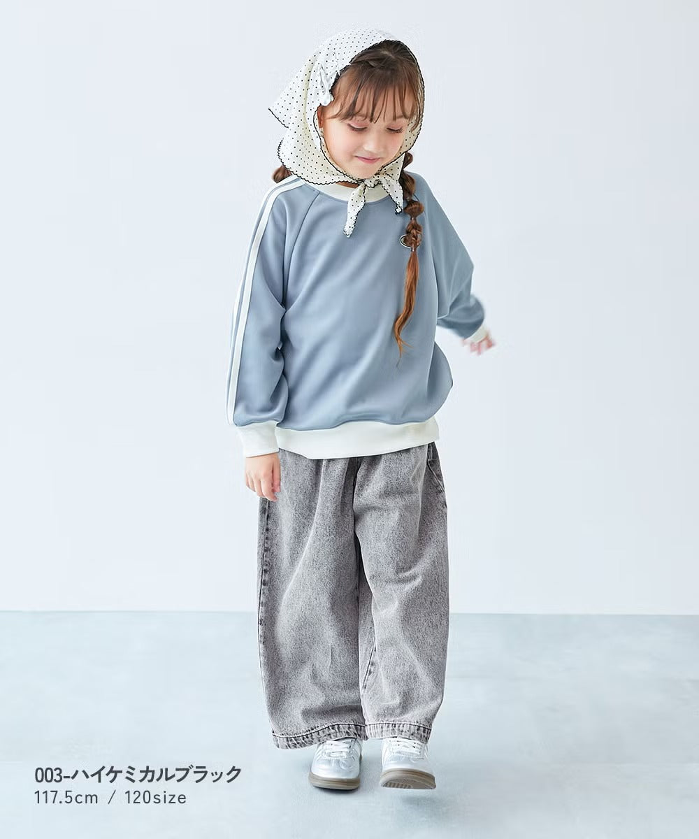 日本童裝 dev!rock 闊腿牛仔長褲 100-160cm 男童款/女童款 秋季 PANTS