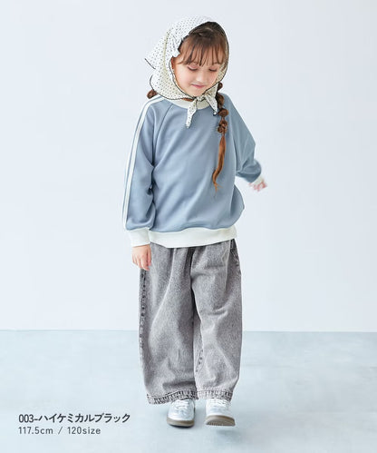 日本童裝 dev!rock 闊腿牛仔長褲 100-160cm 男童款/女童款 秋季 PANTS