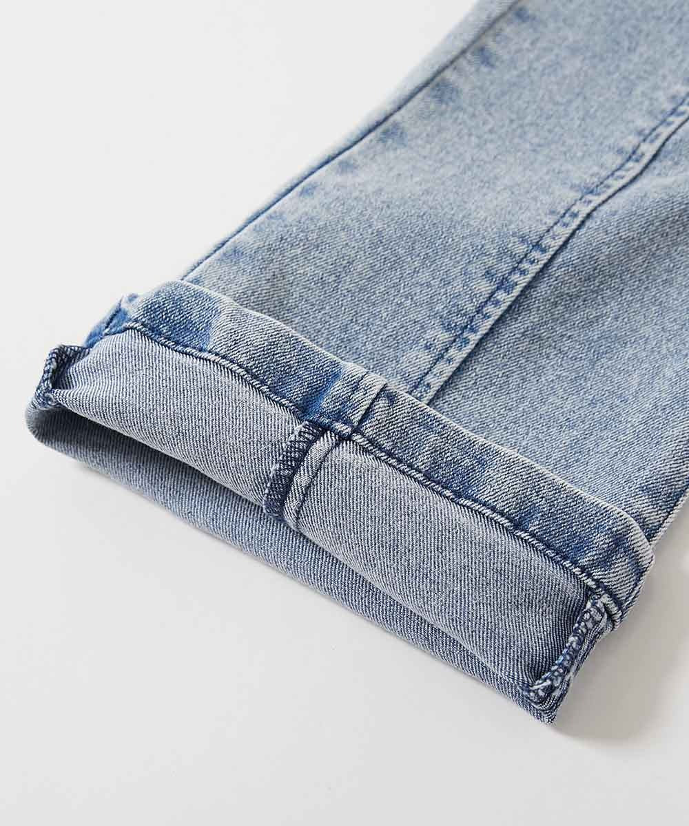 日本童裝 dev!rock 彈性牛仔喇叭長褲 100-160cm 女童款 秋季 PANTS