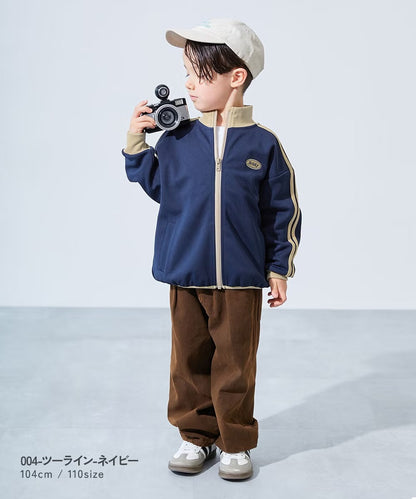 日本童裝 dev!rock 側條紋運動外套 100-160cm 男童款/女童款 秋季 OUTERWEAR