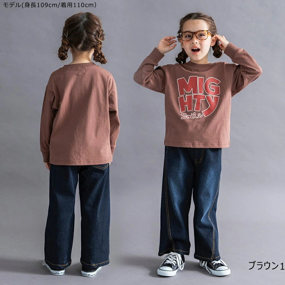 日本童裝 Branshes 印花長袖上衣 100-150cm 男童款/女童款 秋季 TOPS