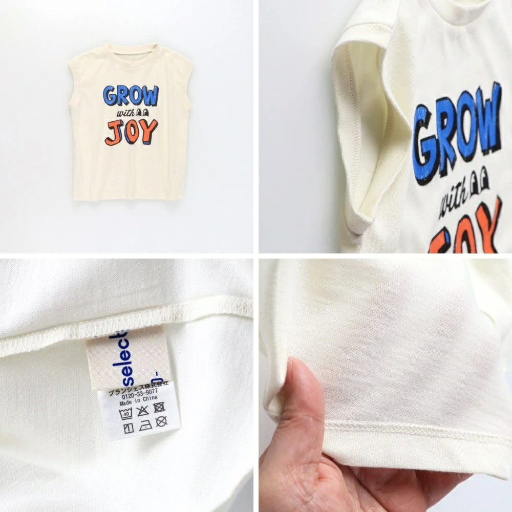 日本童裝 Branshes【aBity select.】印花背心 90-130cm 男童款 夏季 TOPS