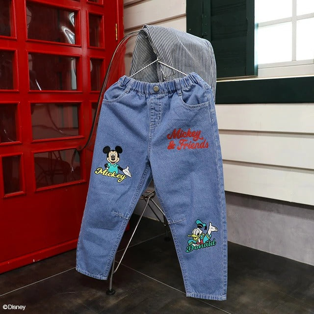 日本童裝 BDL x Disney 牛仔長褲 80-140cm 男童款 夏季 PANTS