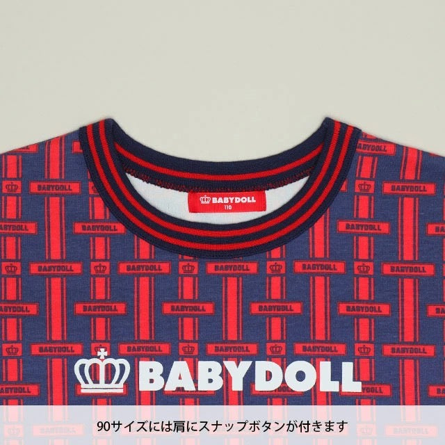 Japanese BDL x Disney parent-child print tops (80-150cm) for boys and girls (summer TOPS) 