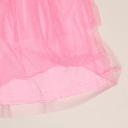 日本童裝 BDL x Disney Princess拼接網紗連身裙 90-130cm 女童款 夏季 DRESSES