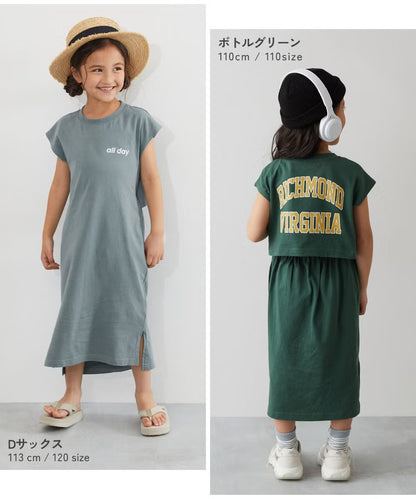 日本童裝 dev!rock 露背假兩件背心裙 100-160cm 女童款 夏季 TOPS
