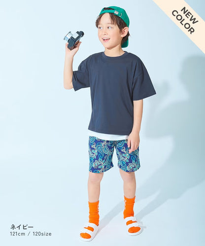 日本童裝 dev!rock 吸汗速乾 接觸冷感 淨色上衣 90-160cm 男童款/女童款 夏季 TOPS