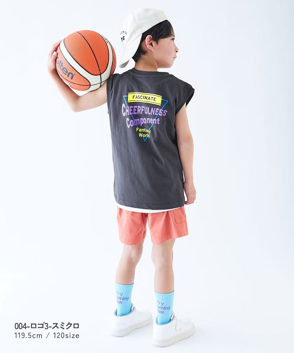 日本童裝 dev!rock 印花背心 100-160cm 男童款/女童款 夏季 TOPS