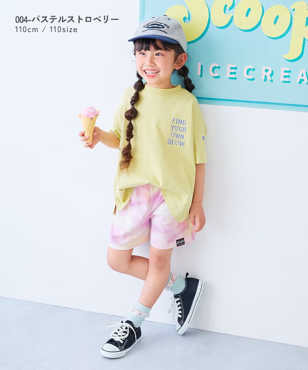 日本童裝 dev!rock 吸汗速乾 接觸冷感涼感 扎染短褲 100-160cm 男童款/女童款 夏季 PANTS