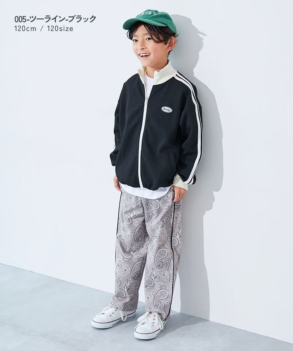 日本童裝 dev!rock 側條紋運動外套 100-160cm 男童款/女童款 秋季 OUTERWEAR