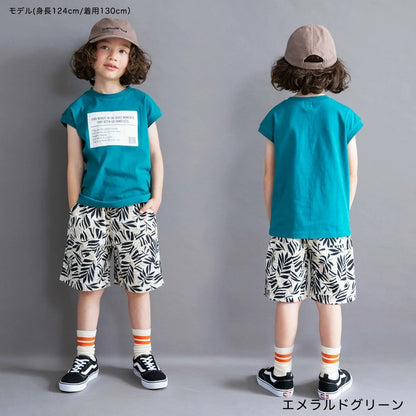 日本童裝 Branshes 印花無袖背心 100-150cm 男童款/女童款 夏季 TOPS