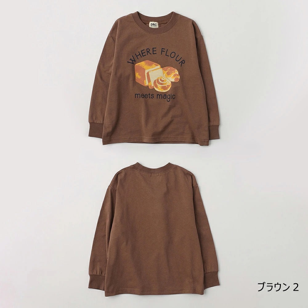 日本童裝 Branshes 印花長袖上衣 100-150cm 男童款/女童款 秋季 TOPS