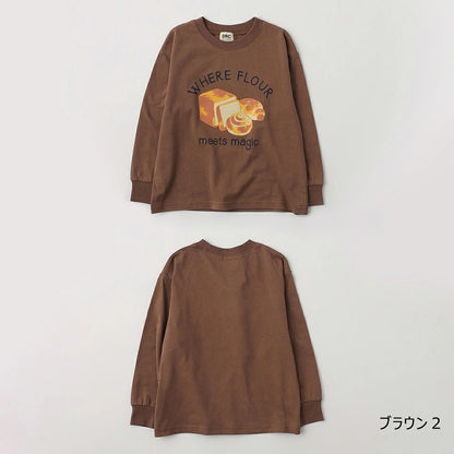 日本童裝 Branshes 印花長袖上衣 100-150cm 男童款/女童款 秋季 TOPS