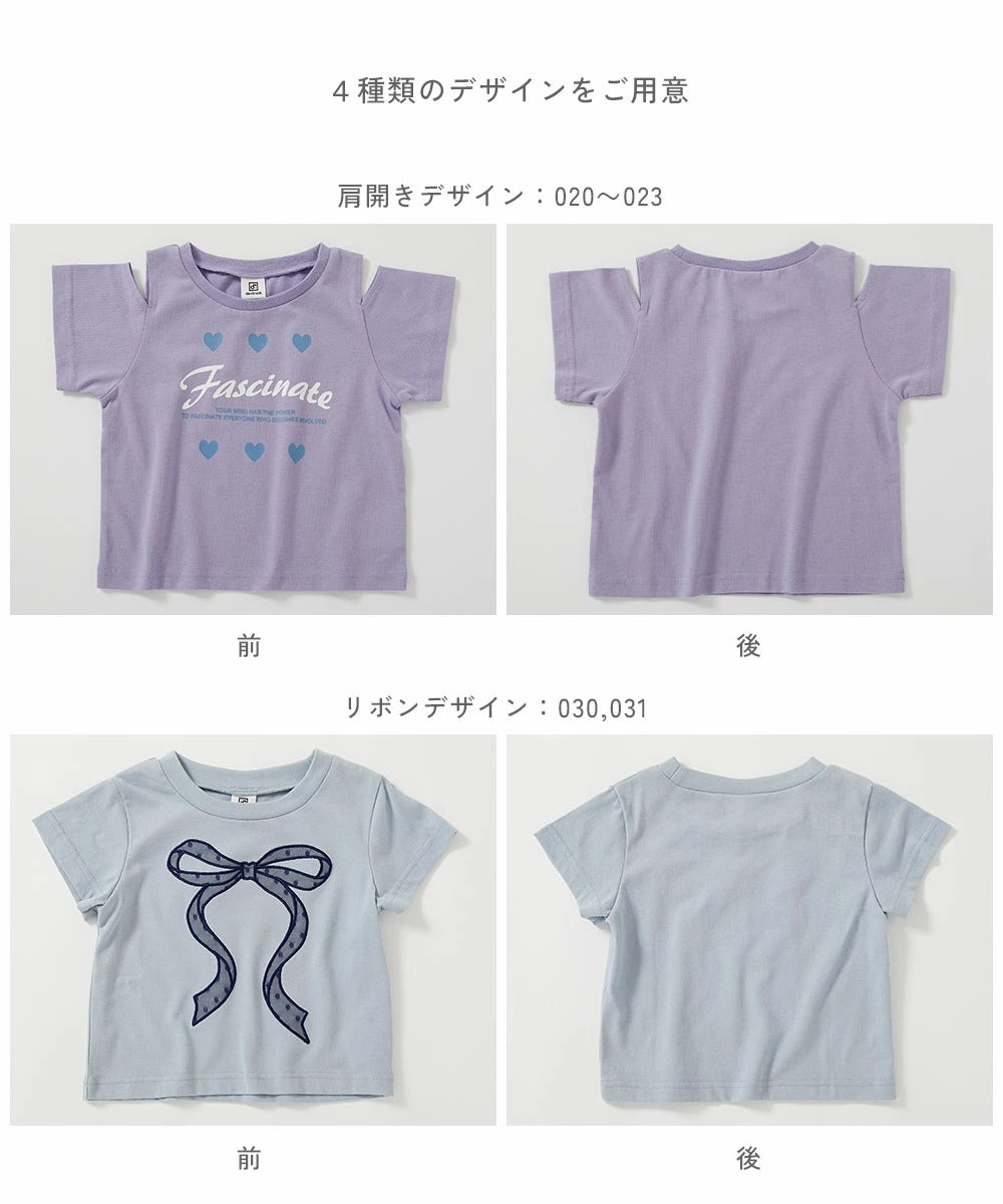 日本童裝 dev!rock 印花短袖上衣 100-160cm 女童款 夏季 TOPS