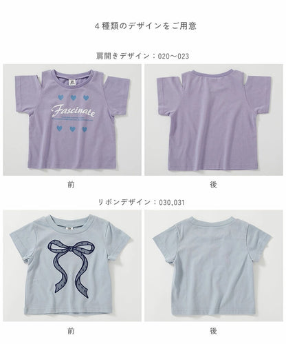 日本童裝 dev!rock 印花短袖上衣 100-160cm 女童款 夏季 TOPS