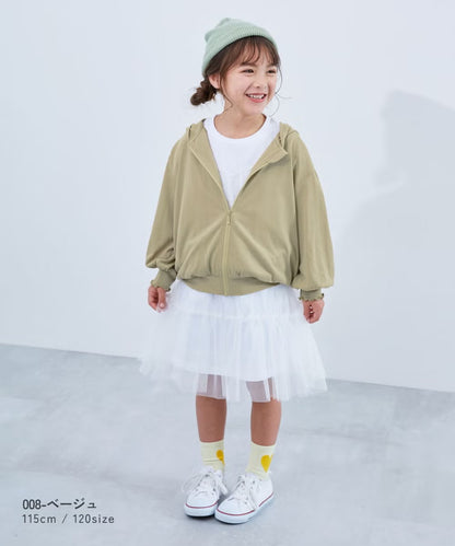 日本童裝 dev!rock 防UV 薄外套 100-160cm 女童款 夏季 OUTERWEAR