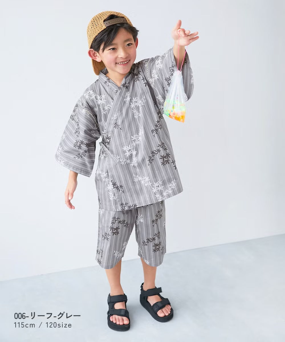 日本童裝 dev!rock 日本甚平 日本和服 90-160cm 男童款 夏季 TOPS PANTS 日本夏祭慶典特輯