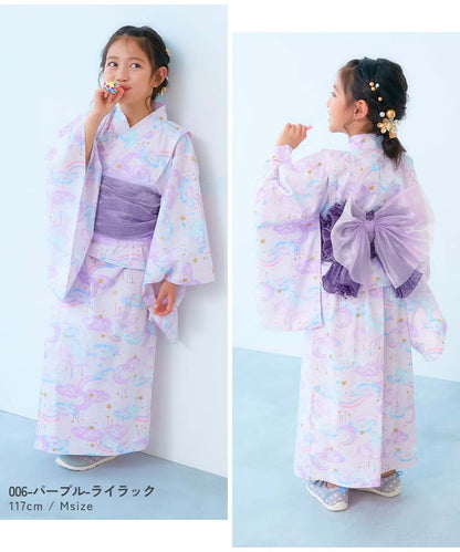 日本童裝 dev!rock 日本甚平緞帶 日本浴衣緞帶 日本和服 90-160cm 女童款 夏季  日本夏祭慶典特輯