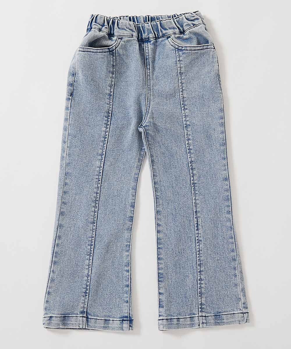 日本童裝 dev!rock 彈性牛仔喇叭長褲 100-160cm 女童款 秋季 PANTS