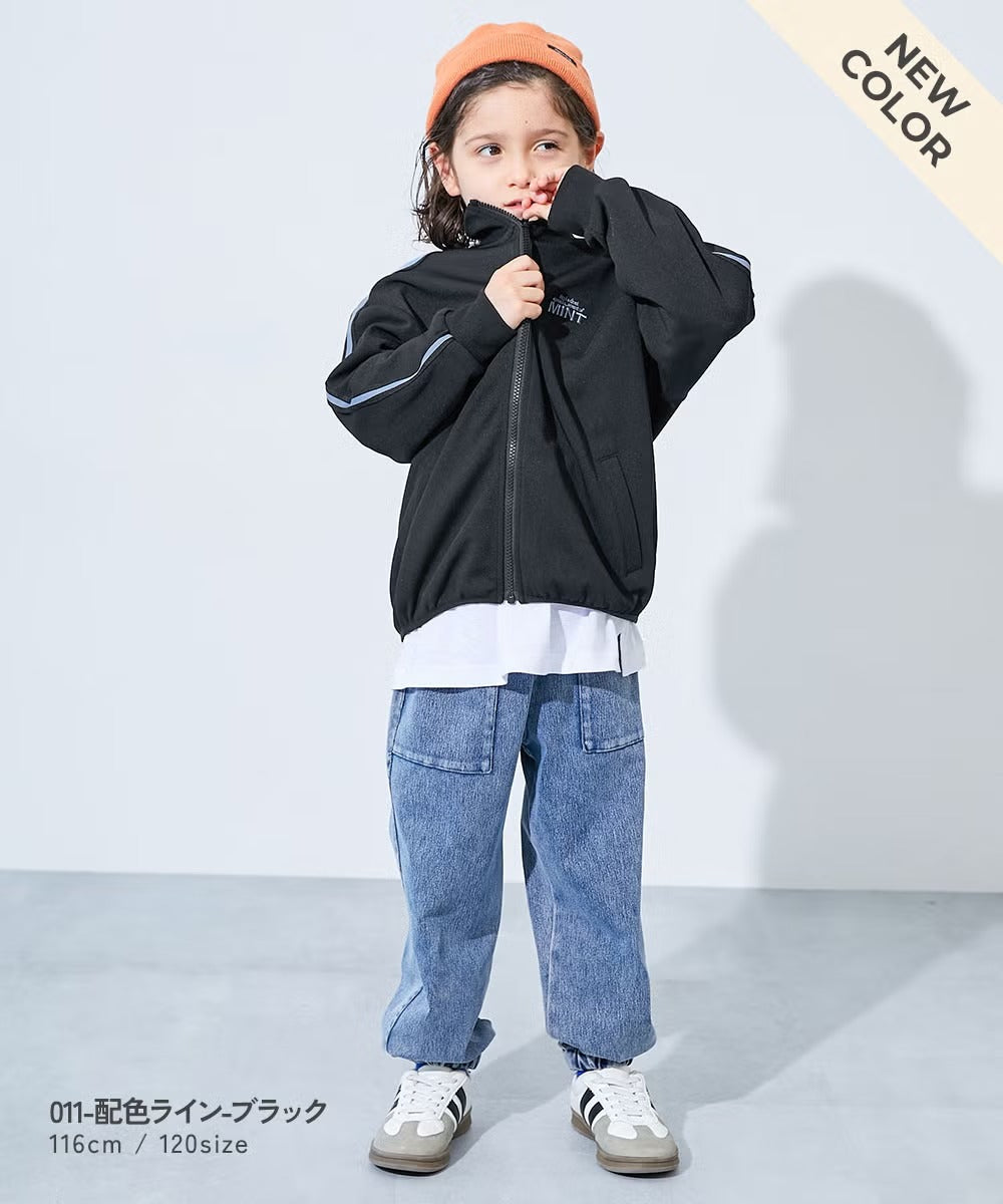 日本童裝 dev!rock 側條紋運動外套 100-160cm 男童款/女童款 秋季 OUTERWEAR