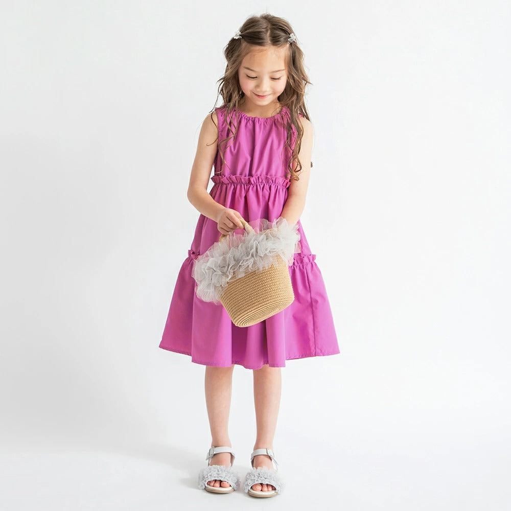 日本童裝 Branshes 接觸冷感 背心連身裙 80-150cm 女童款 夏季 DRESSES