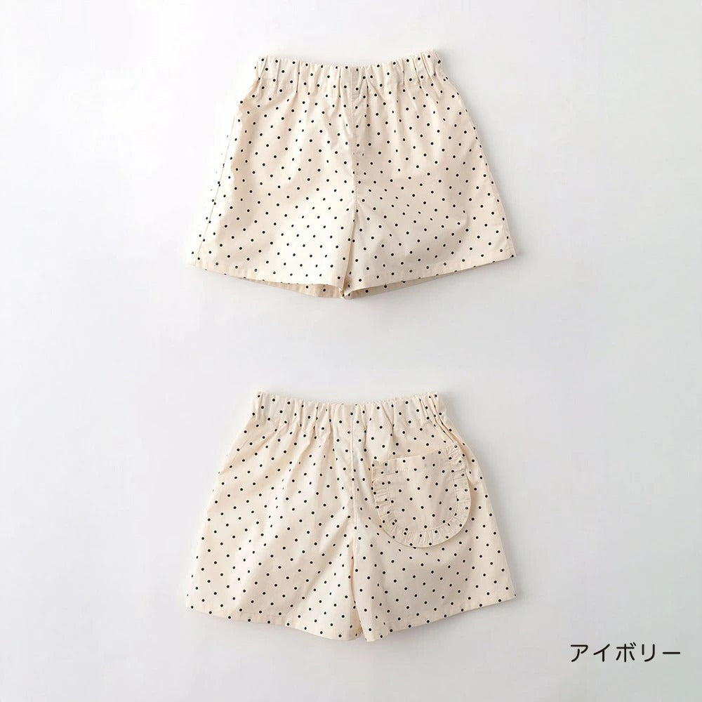 日本童裝 Branshes 滿印休閒短褲 100-150cm 女童款 夏季 PANTS
