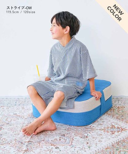 日本童裝 dev!rock 日本甚平 日本和服 100-160cm 男童款 夏季 TOPS PANTS 日本夏祭慶典特輯