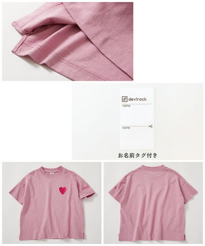 日本童裝 dev!rock 刺繡圖案上衣 100-160cm 女童款 夏季 TOPS