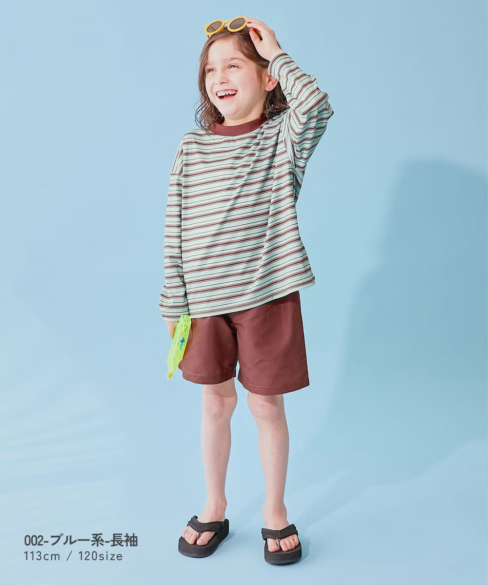 日本童裝 dev!rock 玩水兩件套裝 100-160cm 男童款/女童款 夏季 TOPS PANTS  夏日玩水泳衣特輯