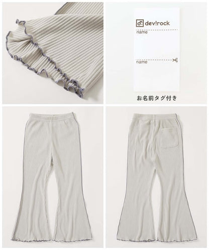 日本童裝 dev!rock 羅紋喇叭褲 100-160cm 女童款 秋季 PANTS