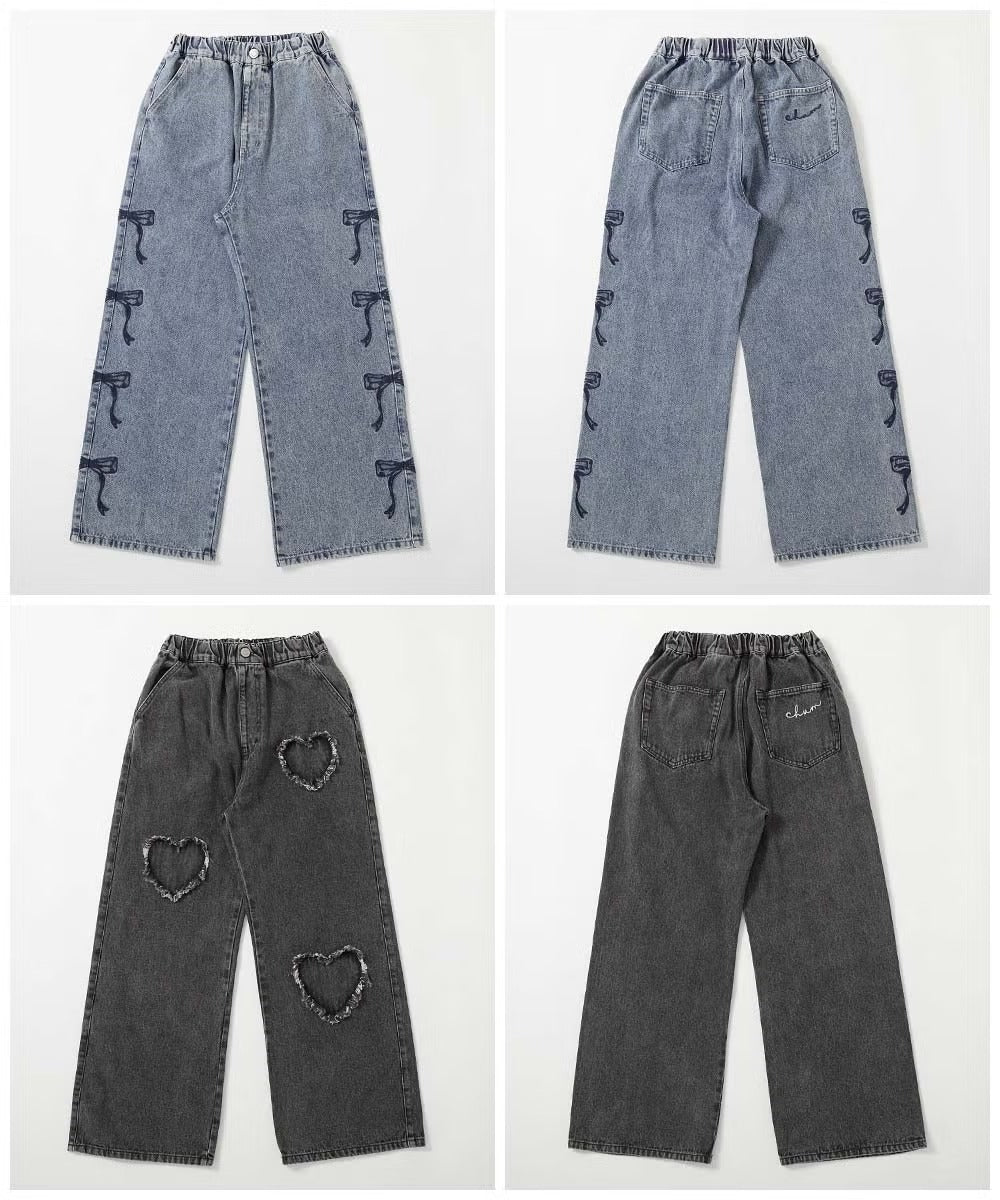 日本童裝 dev!rock 牛仔闊腿褲 120-160cm 女童款 冬季 PANTS