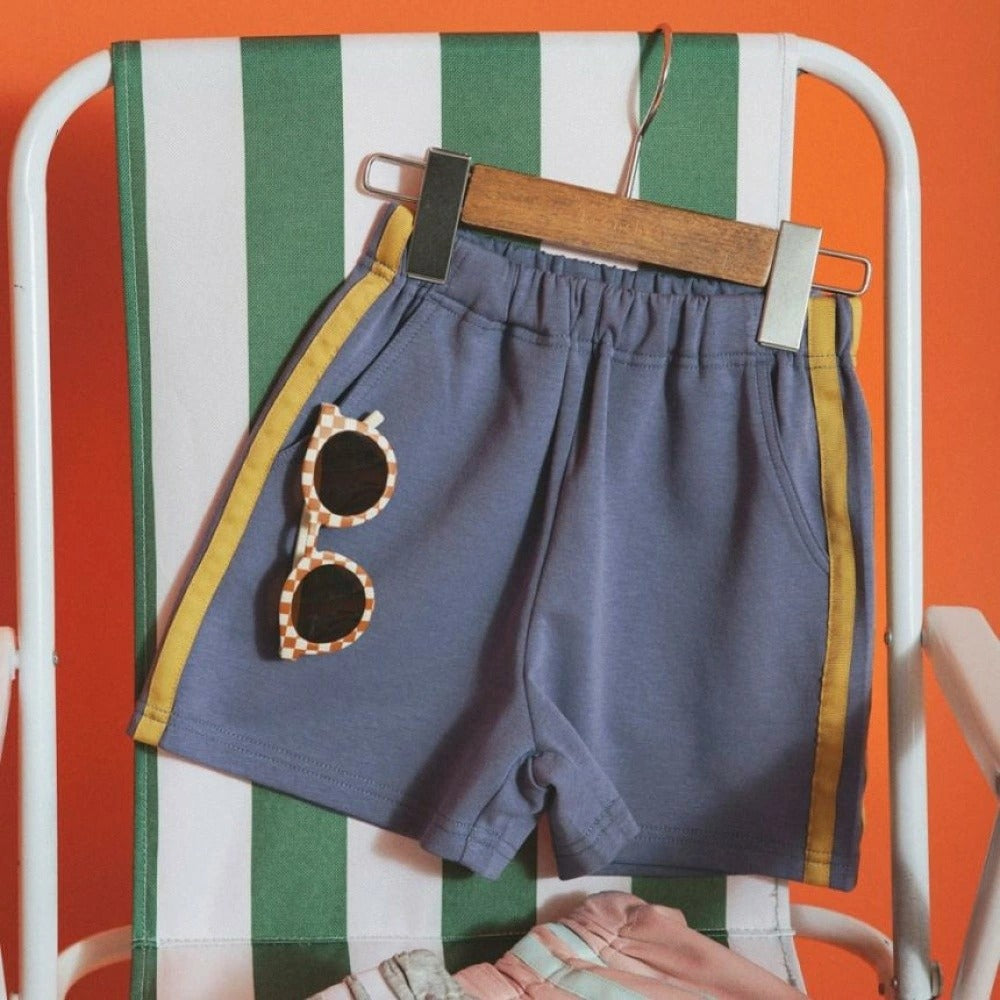 日本童裝 Branshes【aBity select.】側條紋運動短褲 90-130cm 男童款/女童款 夏季 PANTS