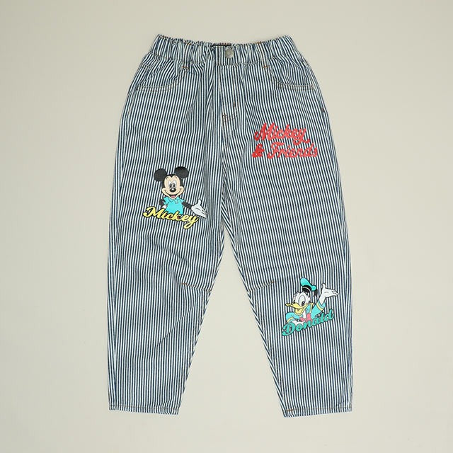 日本童裝 BDL x Disney 牛仔長褲 80-140cm 男童款 夏季 PANTS