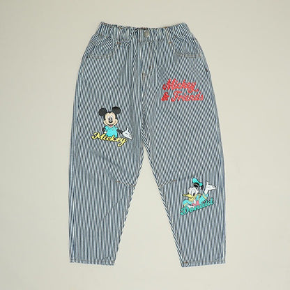 日本童裝 BDL x Disney 牛仔長褲 80-140cm 男童款 夏季 PANTS