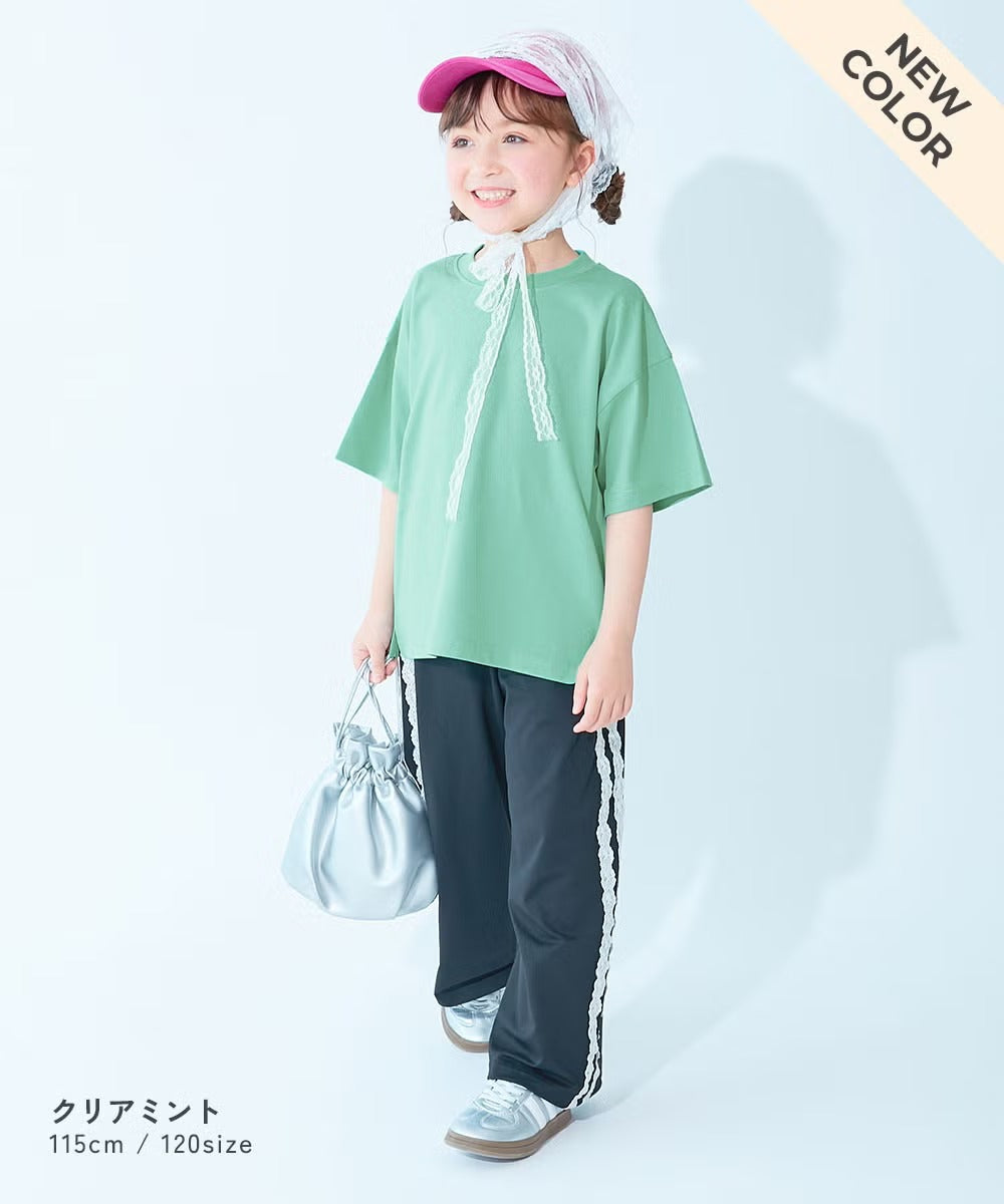 日本童裝 dev!rock 吸汗速乾 接觸冷感 淨色上衣 90-160cm 男童款/女童款 夏季 TOPS