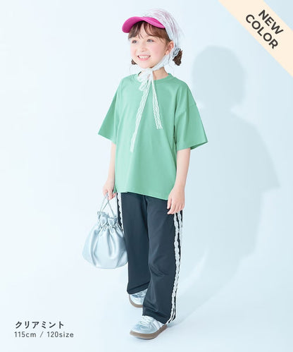 日本童裝 dev!rock 吸汗速乾 接觸冷感 淨色上衣 90-160cm 男童款/女童款 夏季 TOPS